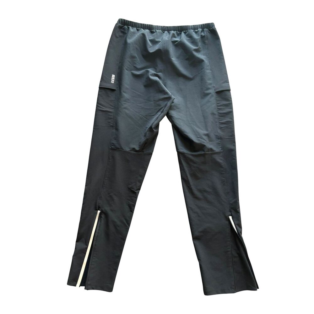 REI Co-op Women's Hiking Black Trailmade Joggers Calf Zip Size Large